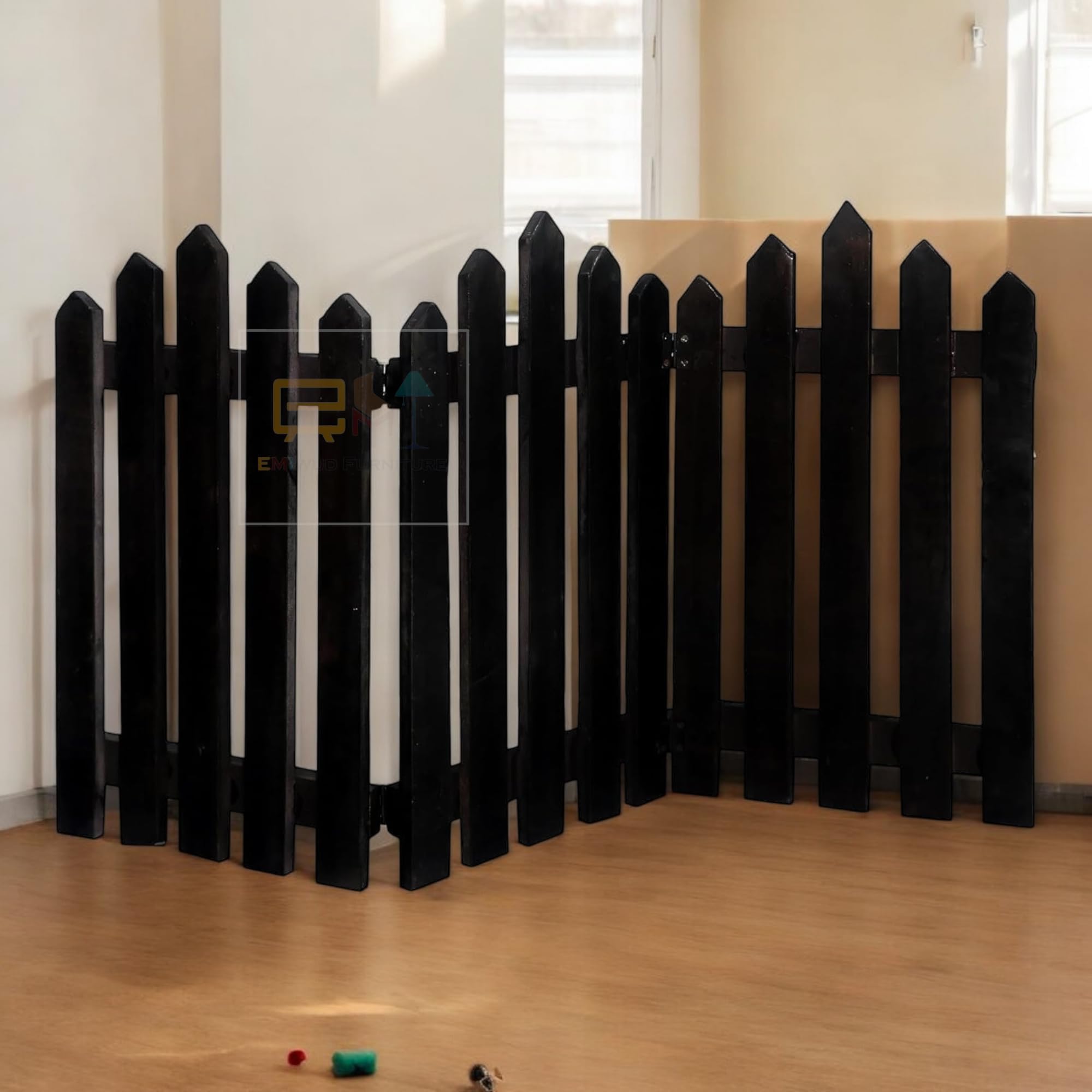 Portable Safety Gate | Indoor Barrier | Room Divider for Pets and Baby | Dog Fence Partition for Living Room Bedroom