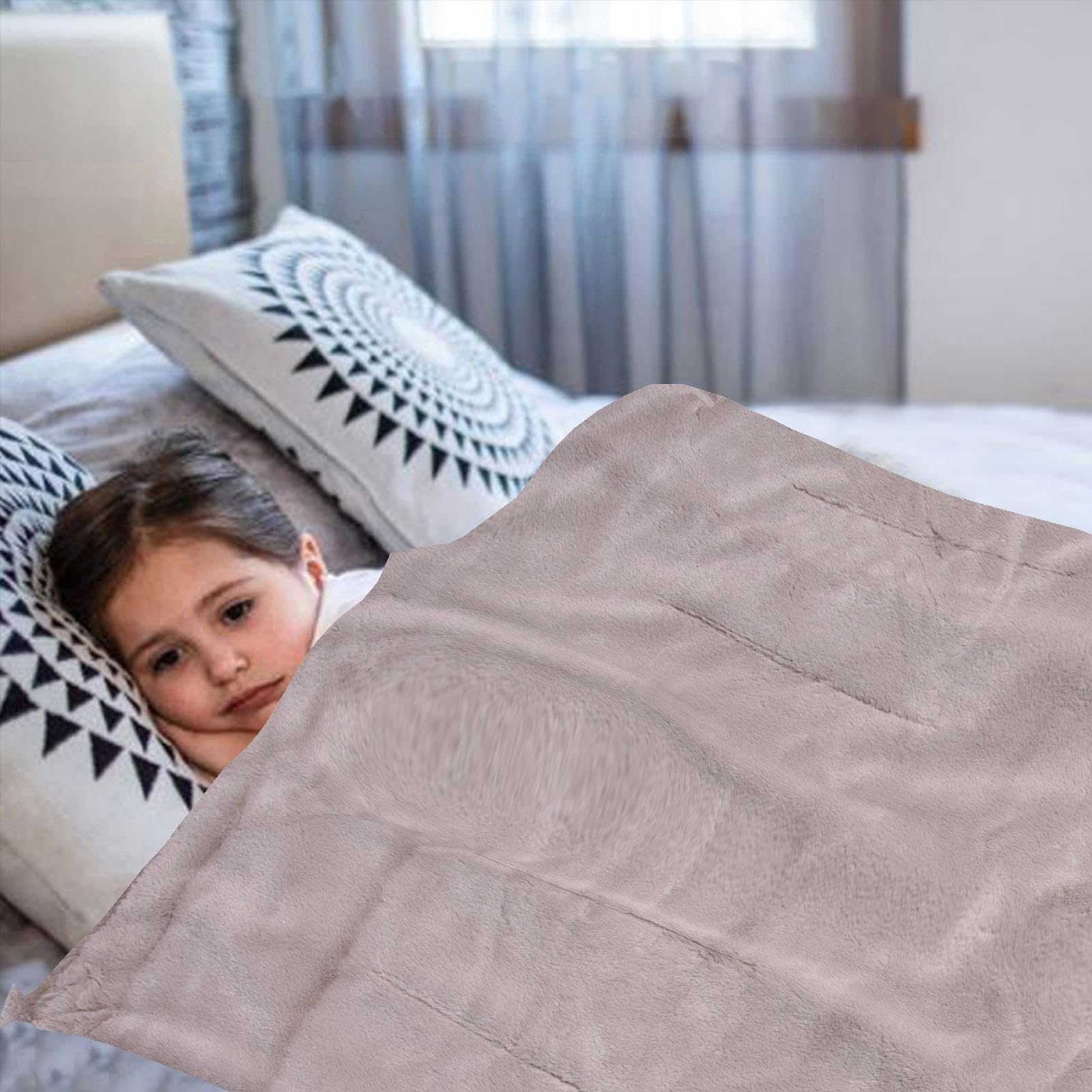 Coperta Elettrica Riscaldata Indossabile Senza Fili Scialle Elettrico | Coperta Elettrica Riscaldata Da Grembo Caldo, Morbido, Portatile, Lavabile, Comodo, Leggero, Multiuso p