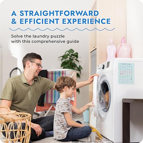 Miniatura 5 de Laundry Symbols Magnet for Easy Clothing Care - Laundry Symbol Guide for Home, Dorms & Laundromats - Laundry Symbols Sign - Laundry Symbols Guide -