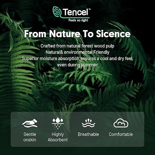 Miniatura 6 de EASELAND Edredón refrescante Queen Tencel para personas que duermen con calor, tela ligera y transpirable de doble cara para sudores nocturnos,