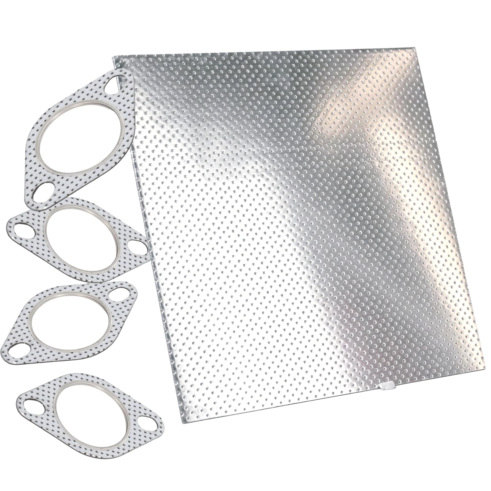Fogli Guarnizione di Scarico Collettore 1,6 mm 30 x 20 cm Carta Metallica Resistente 350°C