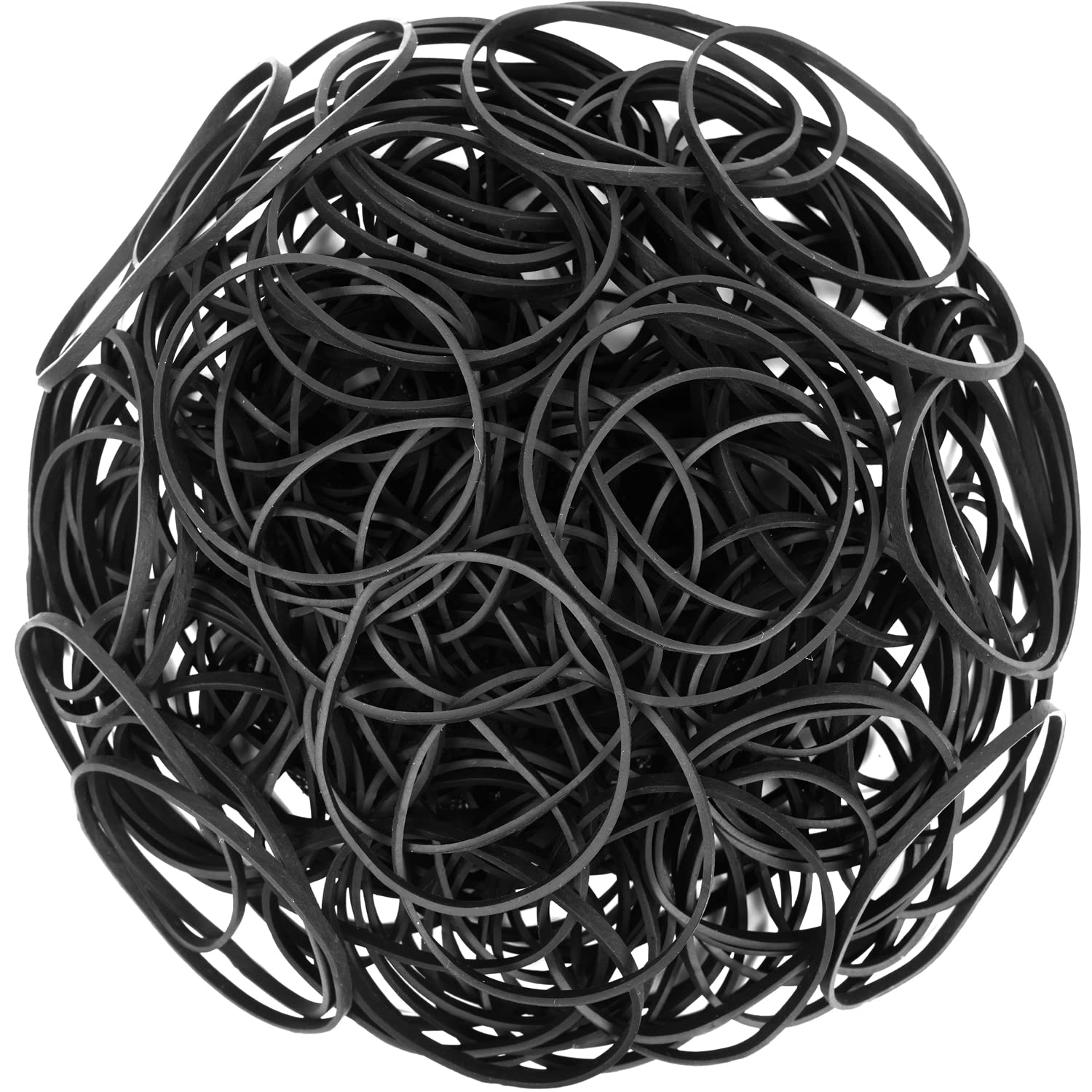AIWOQI Size #33 Rubber Bands - Black, Approximately 210 Pieces, High Elasticity - View #3