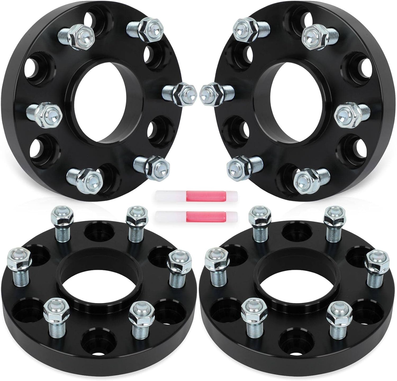 SCITOO 4Pcs 6x5.5 Wheel Spacers 1 inch Bore 78.1mm Studs