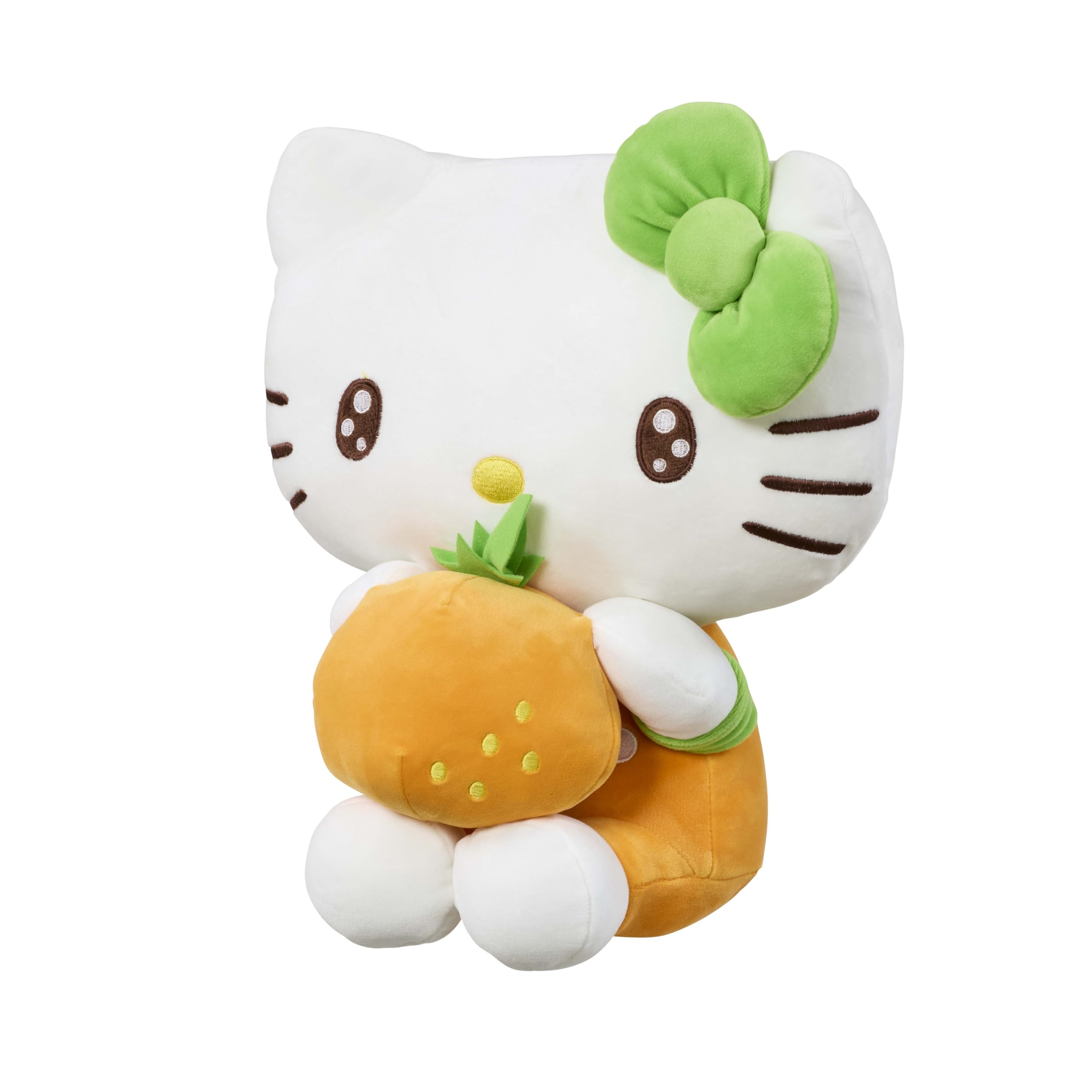 Hello Kitty Macedonia Plush, 22cm Orange Soft Toy, Cute Character