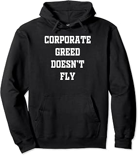 Flight Attendant Supporter Elevate Wages Pullover Hoodie