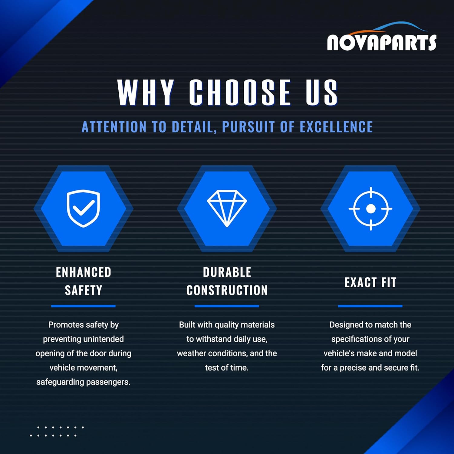 Door Latch Lock Front Right Passenger Side 69310-04010 for 1998 1999 2000 2001 2002 2003 2004 Toyota Tacoma 2.4L 2.7L 3.4L (Non Power Door Lock)