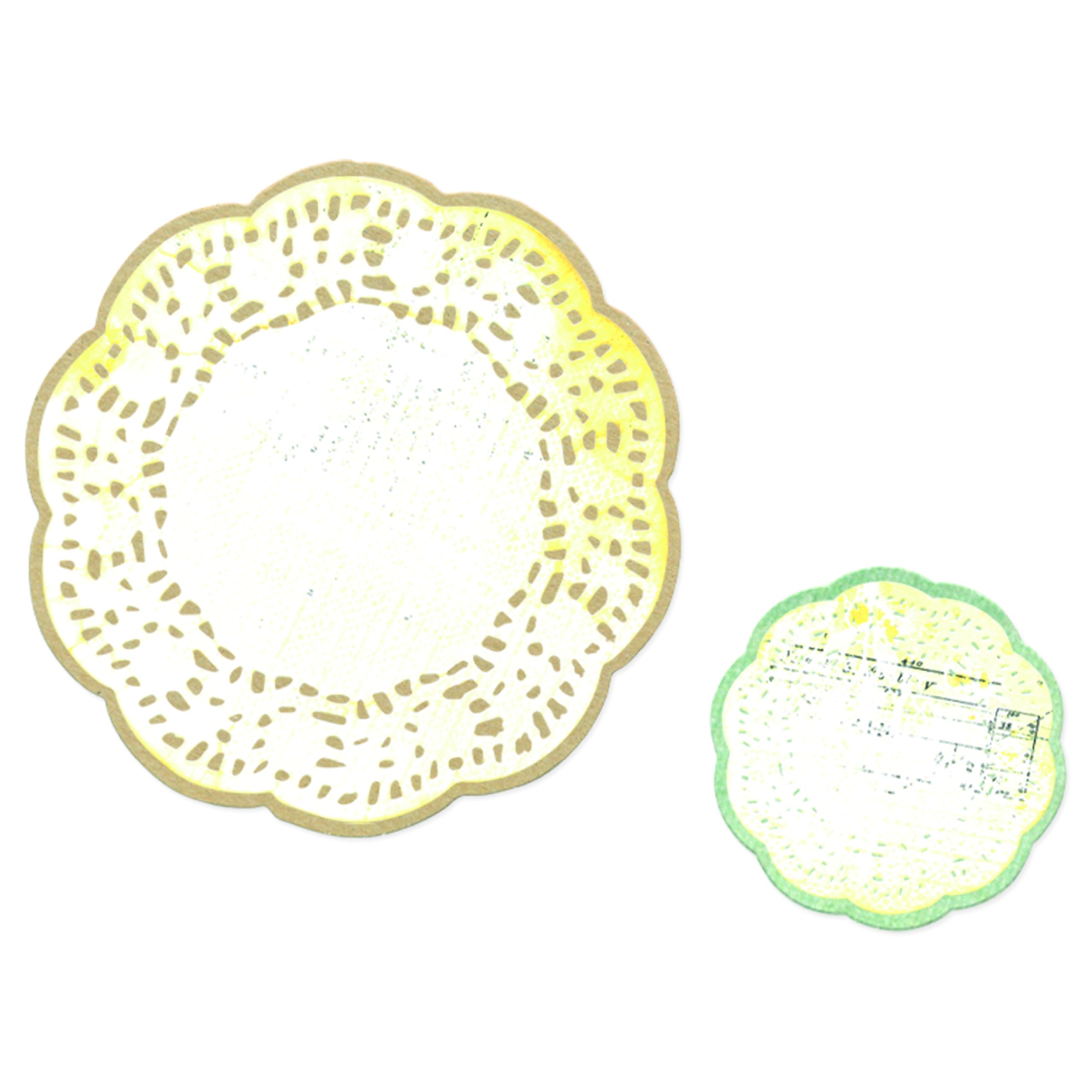 Sizzix Thinlits Die Set, Doily Duo by 49 & Market, 4 Cutting Dies