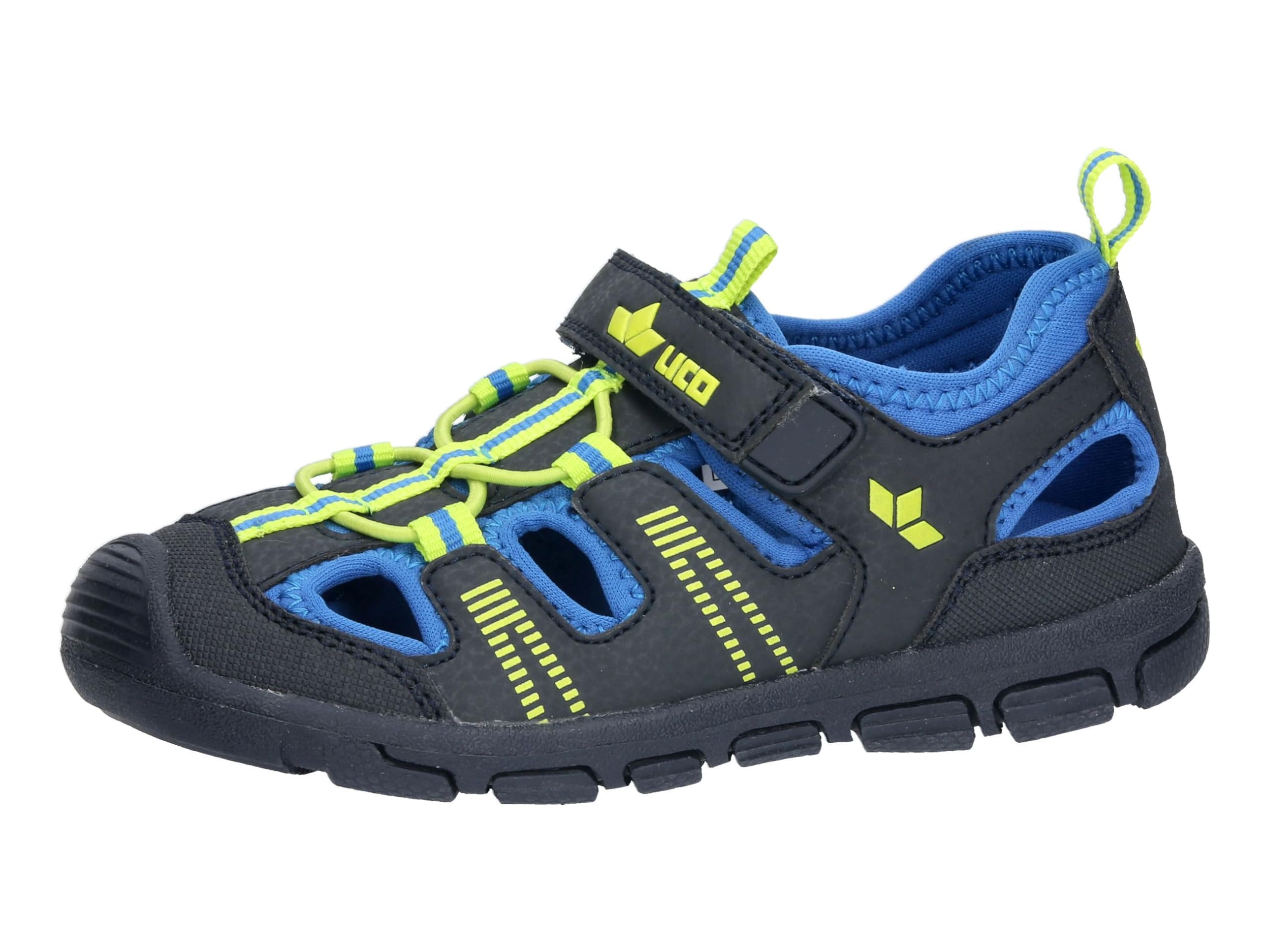 Lico Unisex Children's Ardales Vs Sandals, Navy Blue Lemon, 8 UK Child