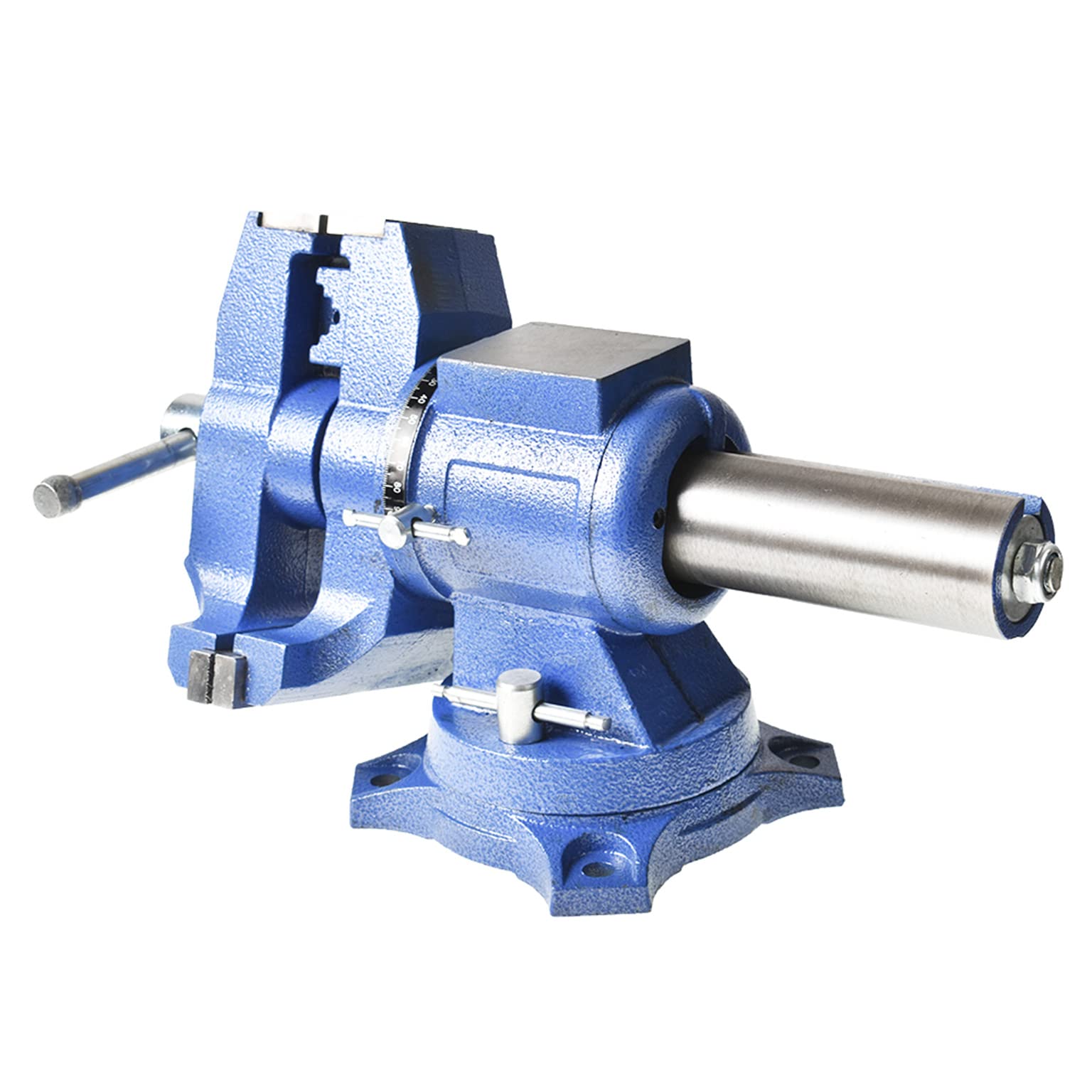 mitoharet Multi Purpose Heavy Vise6-Inch, Vise Multi Purpose Vise with Anvil Stand for Clamping Fixing Equipment Home or Industrial Use