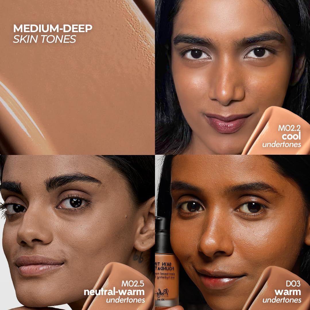 Ruby's Organics Liquid Foundation | Waterproof Full Coverage Long Lasting | Matte & Poreless, Full Coverage Blendable Normal to Oily Skin | Paraben and Synthetic Free| Shade D 03, 30ml - Image 7