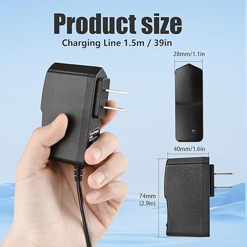 Miniatura 3 de Cargador de pistola de masaje de imagen más nítida de 27 V compatible con pistola de masaje Sharper Image 2437599 (no para 18V) 1011666 1013002