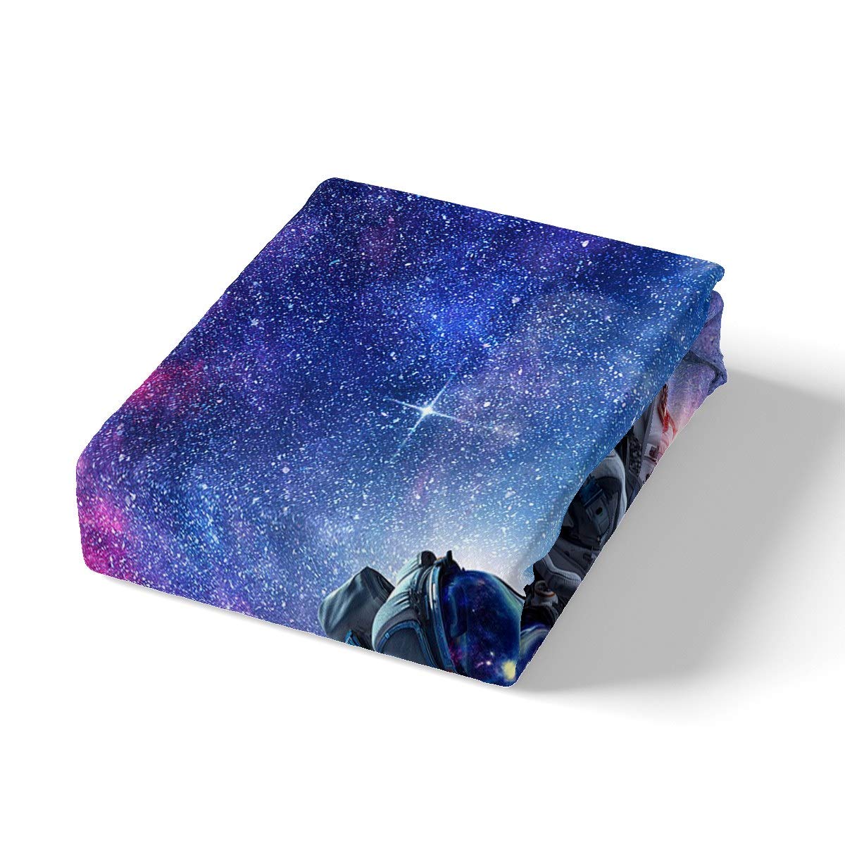 3D Astronaut Comforter Cover Set for Kids Boys Teens Galaxy Outer Space Duvet Cover Space Adventure Bedding Set Science Fiction Theme Quilt Cover,Room Decor 3Pcs Bedding King Size - Image 2