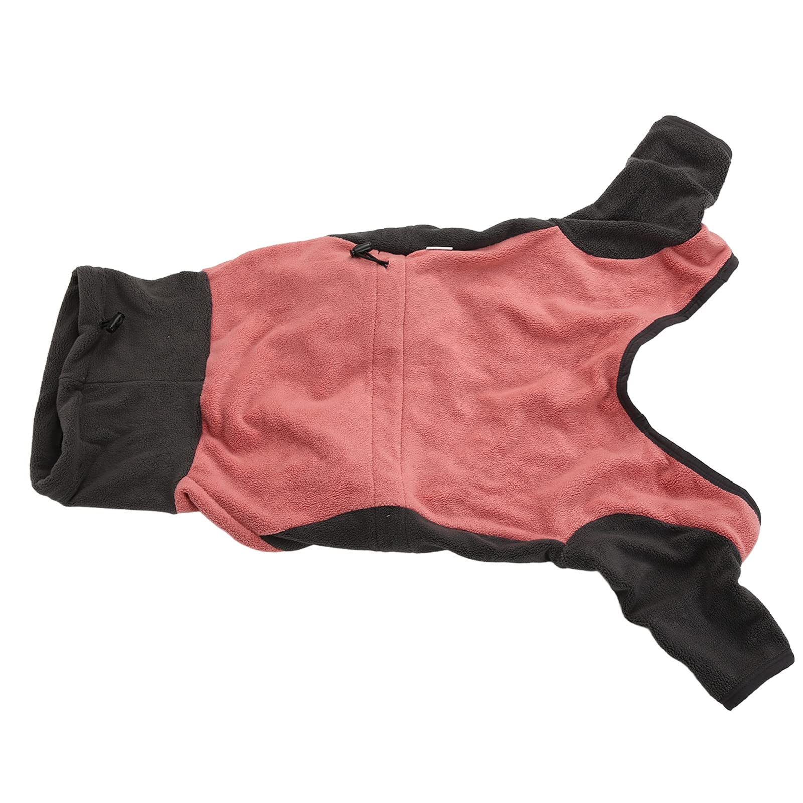 Chaqueta de cuello alto para mascotas con hebilla ajustable que aísla del frío invernal