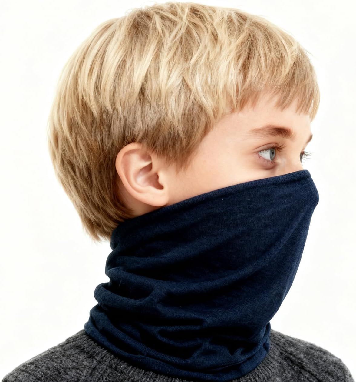 Protection Scarf,Effective 99.99% Anti R.adiation Neck Warmer,E.M.F Protection Face Covering Shielding Cell WiFi 5G RF