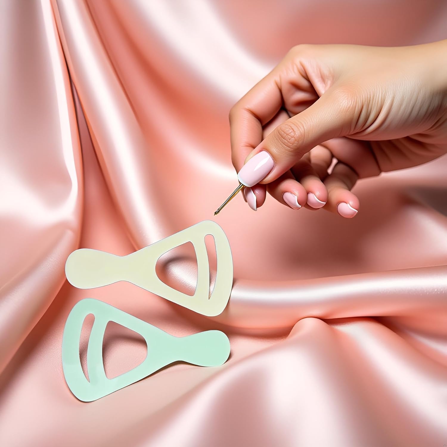 プラスチック眉毛シェーピングテンプレートツグミカード、DIY描画ガイド眉修復カード、眉カード美容ツール、眉毛カラー2個。