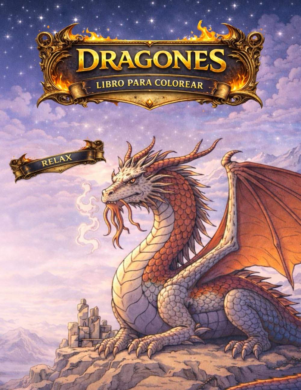 DRAGONES: LIBRO PARA COLOREAR