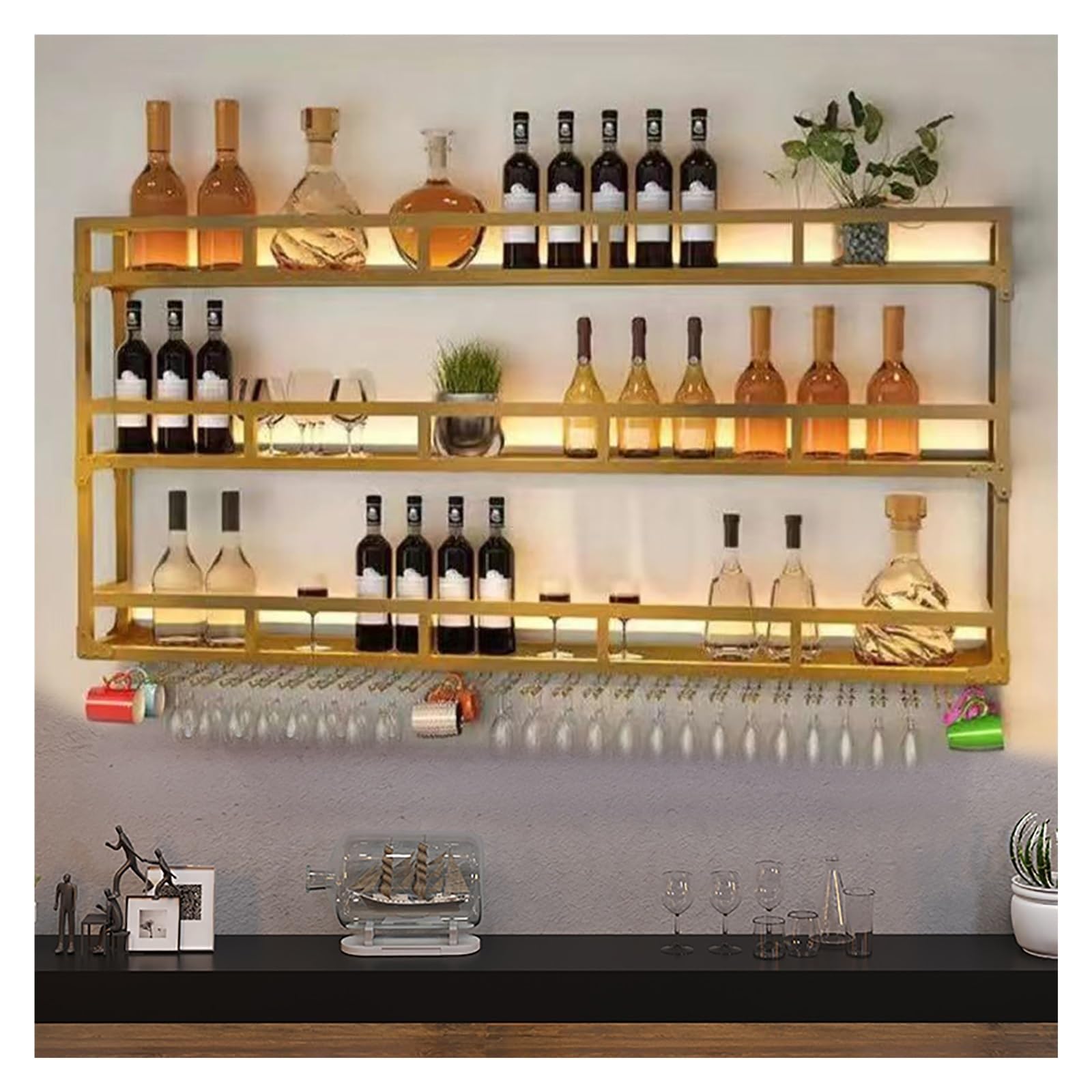 Modern Wine Shelves Modern Industrial Wine Cabinet | Black Country