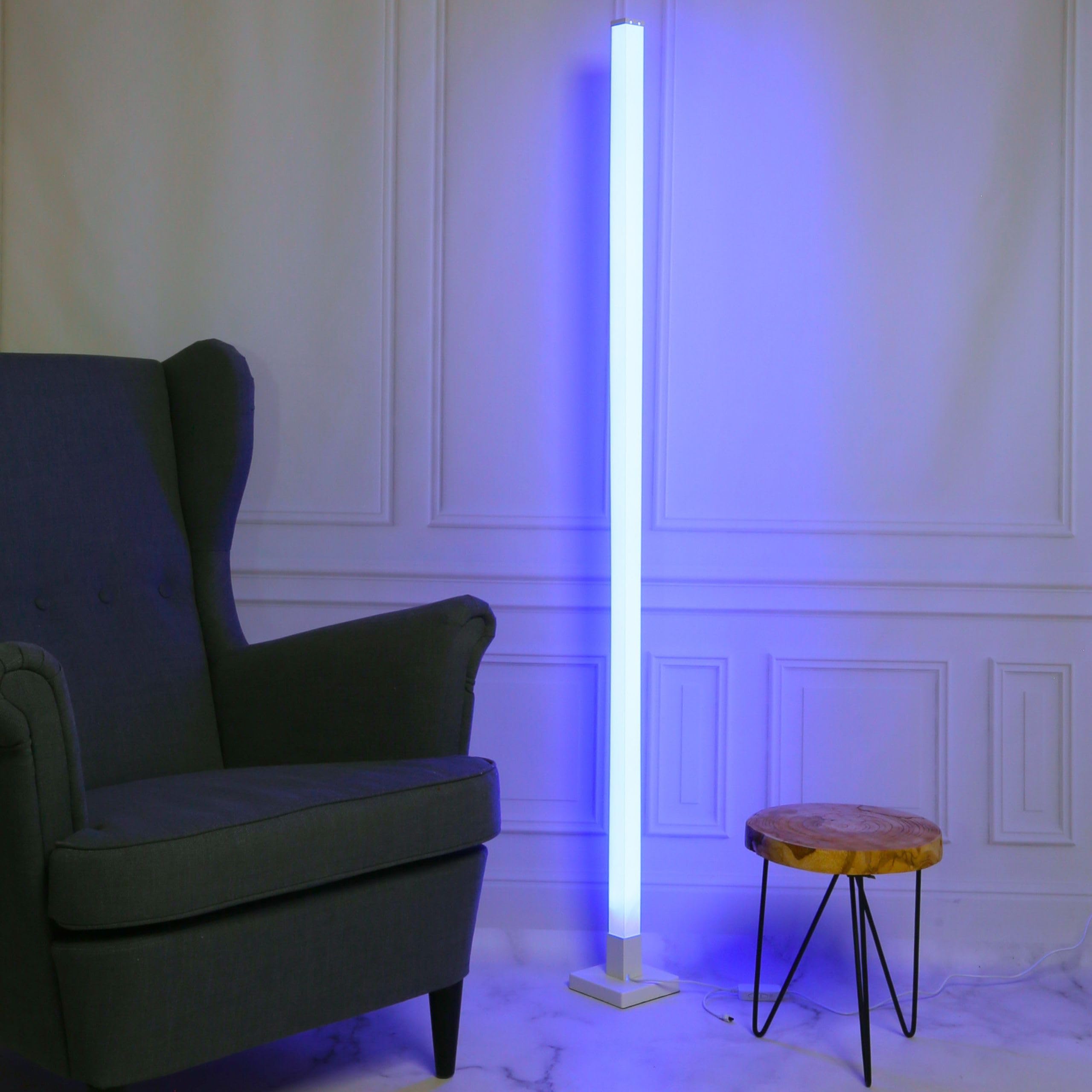 Lampe musicale sur pied RVB TUYA noire