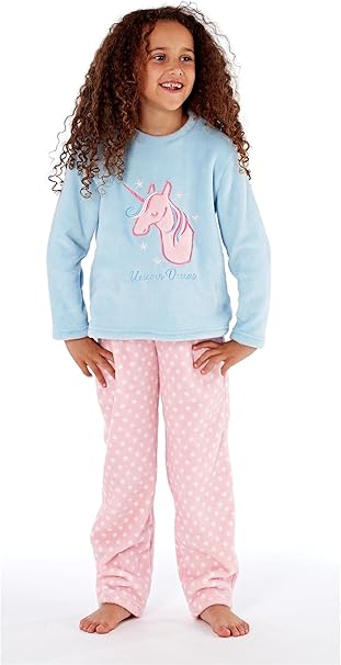 Girls fleece pyjamas Clearance