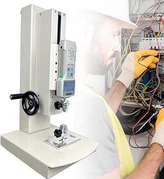 Digital Pull Force Tester, 270mm Stroke Tensile Tester, Digital Force Gauge Combo, Allows Extended Travel for Elongation and Compression Tests, with Five Probes NoRuler-20N