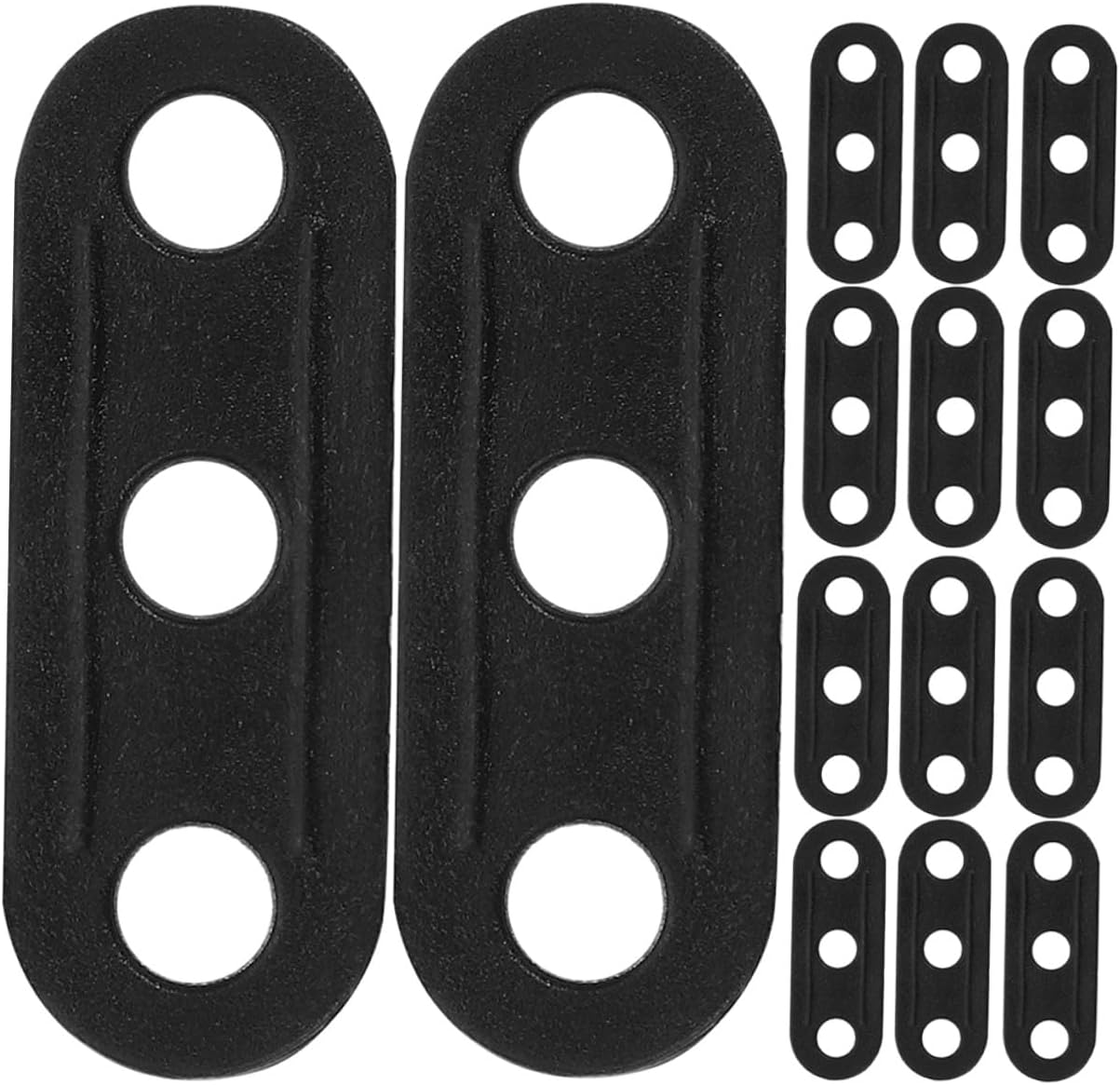 150pcs Tent Rope Adjuster Buckles Lightweight Plastic Cord Tensioners for Camping Hiking Outdoor Activities Secure Guyline Fasteners for Tarps and Tent Ropes