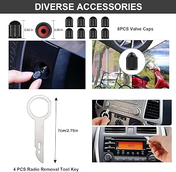 Metal Trim Removal Tool 24 PCS Automotive Tools Car Tool Kit Auto Removal Set for Panel Tools Kit with Storage Bag
