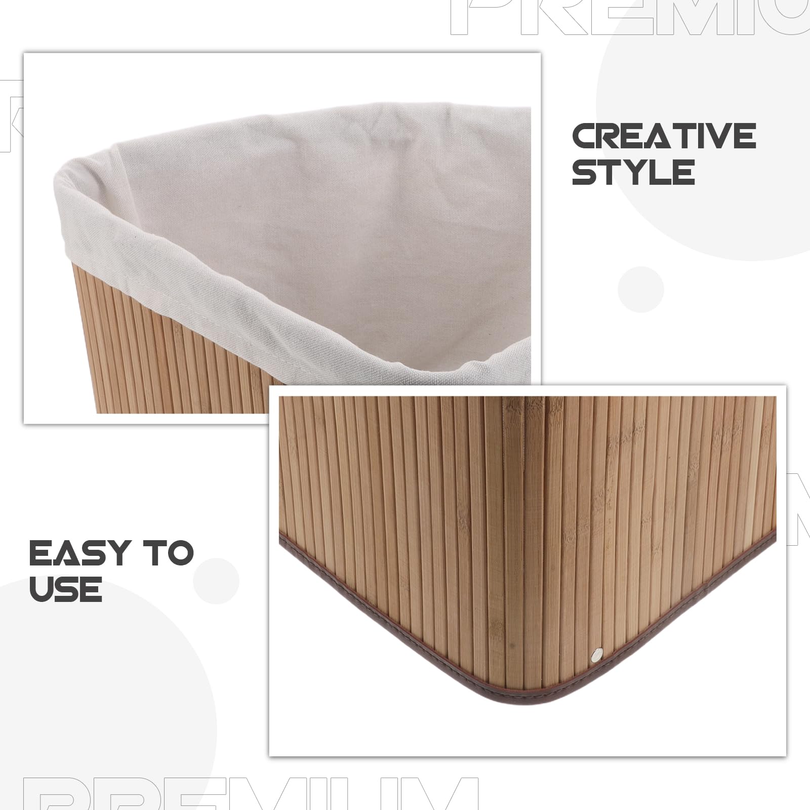 Dreieckiger Handgewebter Aufbewahrungskorb mit Einlage Platzsparender Eckregal Organizer 29 X 22cm für Küche und Haushalt