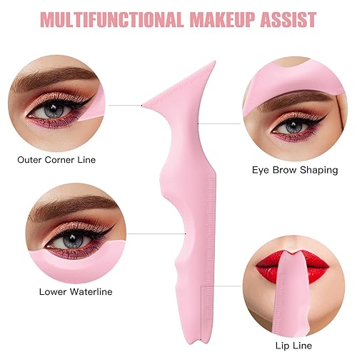 Miniatura 3 de Plantilla de delineador de ojos, plantilla de silicona para delinear, protector de rímel, herramienta delineador de ojos, delineador de pestañas,