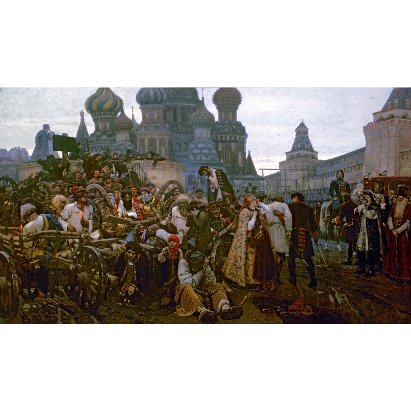 Impression haute définition Vasily Surikov sur toile de maître 101cm