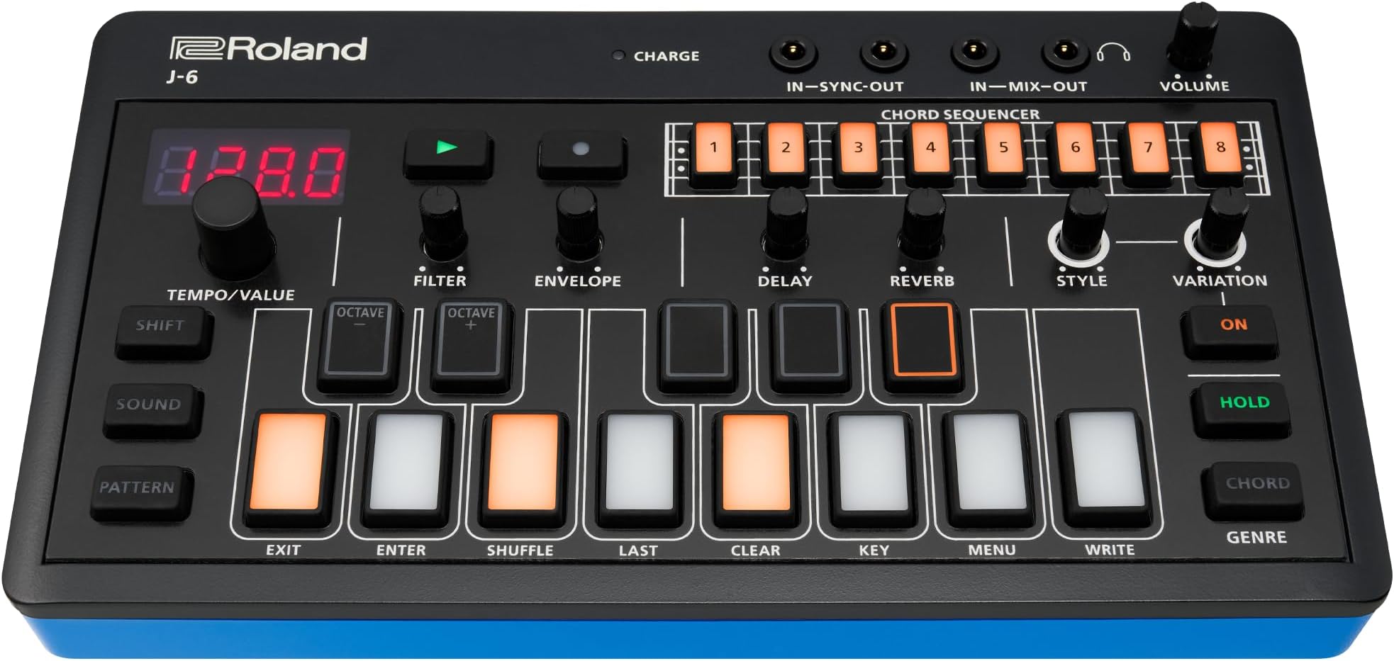 Roland AIRA Compact J-6 CHORD SYNTH | Portable song creation machine with professional Roland sound and features | JUNO-60 Synth Engine & Presets | Chord Sequencer | Effects