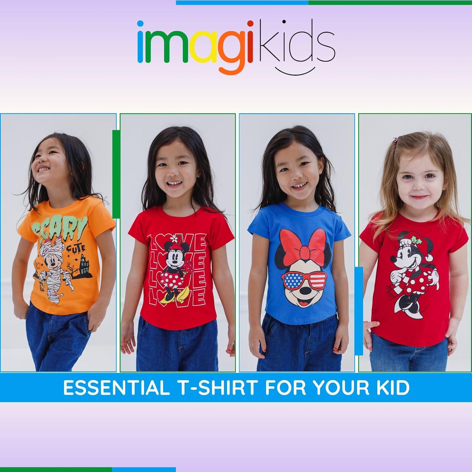 Disney Girls' Short Sleeve T-Shirt for Baby & Kids