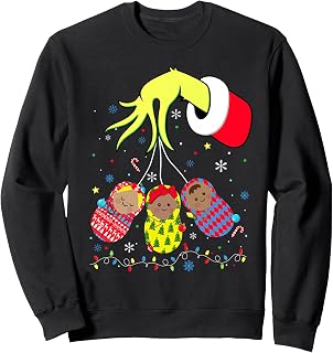 Labor and Delivery Nurse Xmas Lights Merry Christmas Holiday Sweatshirt