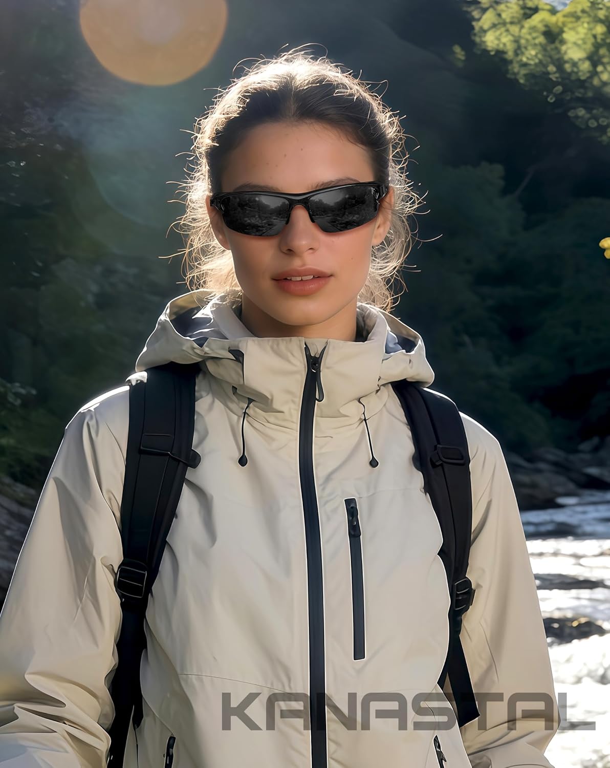 KANASTAL Sports Sunglasses Men Women Polarized Running Sunglasses UV400 Cycling Motorcycle Fishing Sun Glasses Half Frame - Image 3