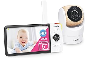 adenew VM928HD Baby Monitor with Super Wide-Angle View and Crystal Clear 720p HD Display