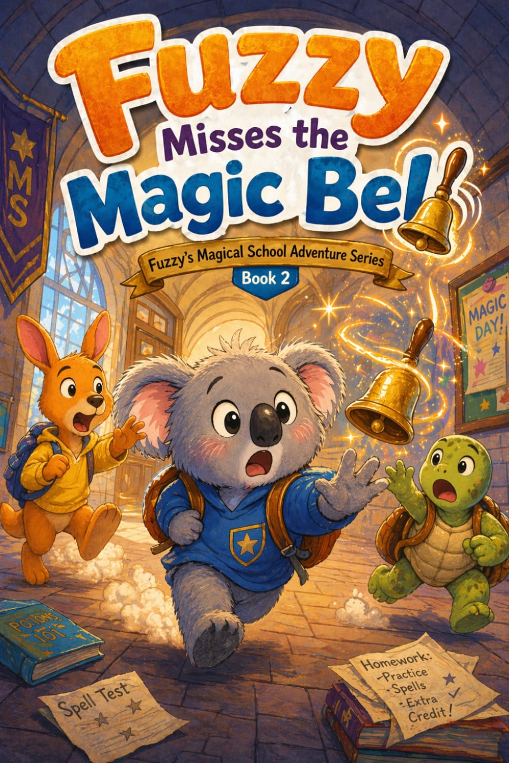 Fuzzy Misses The Magic Bell (Fuzzy's Magical School Adventures Series)