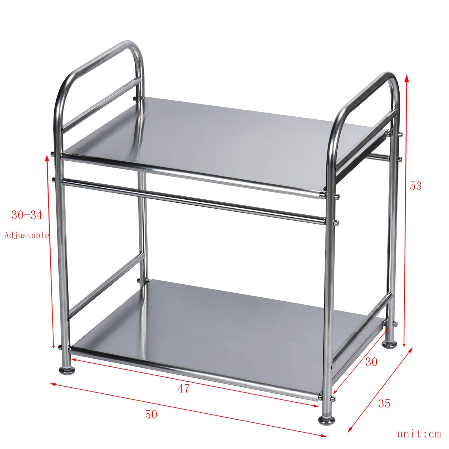 Microwave Rack Kitchen Storage Organiser Oven Toaster Worktop Cupboard
