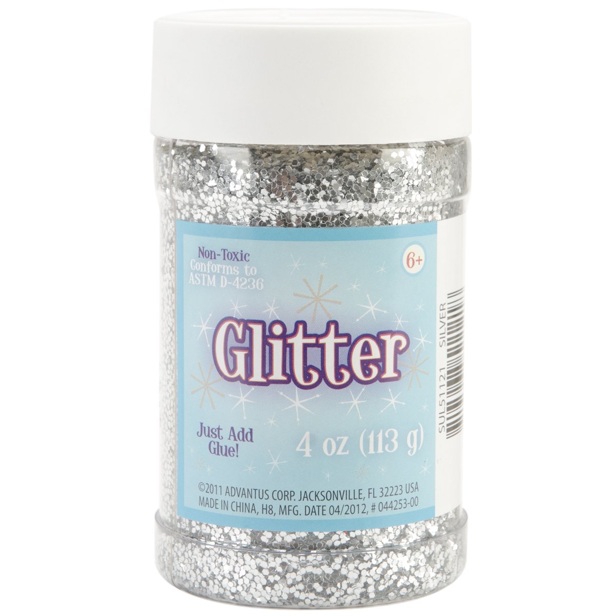 Glitter 4oz-Silver
