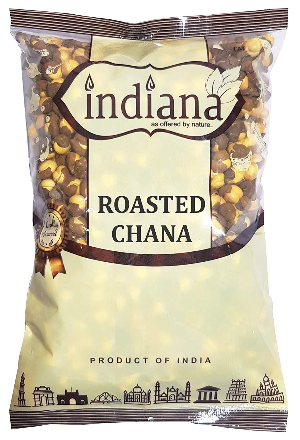 Indiana Roasted Bhuna Chana (Unsalted) - 400 gm