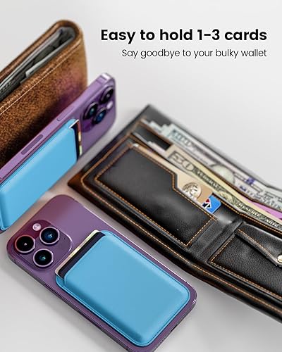 Miniatura 5 de SOFTGAS Soporte magnético para tarjeta para Apple Magsafe para iPhone 14 Pro Max14 Plus14 Pro14, para iPhone 13 Pro Max13 Pro13, para iPhone 12 Pro