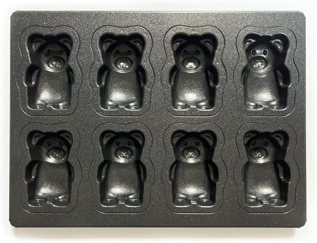 Matsunaga Seisakusho MB Teflon Treatment Kumagoro, Top Plate 8 Pieces