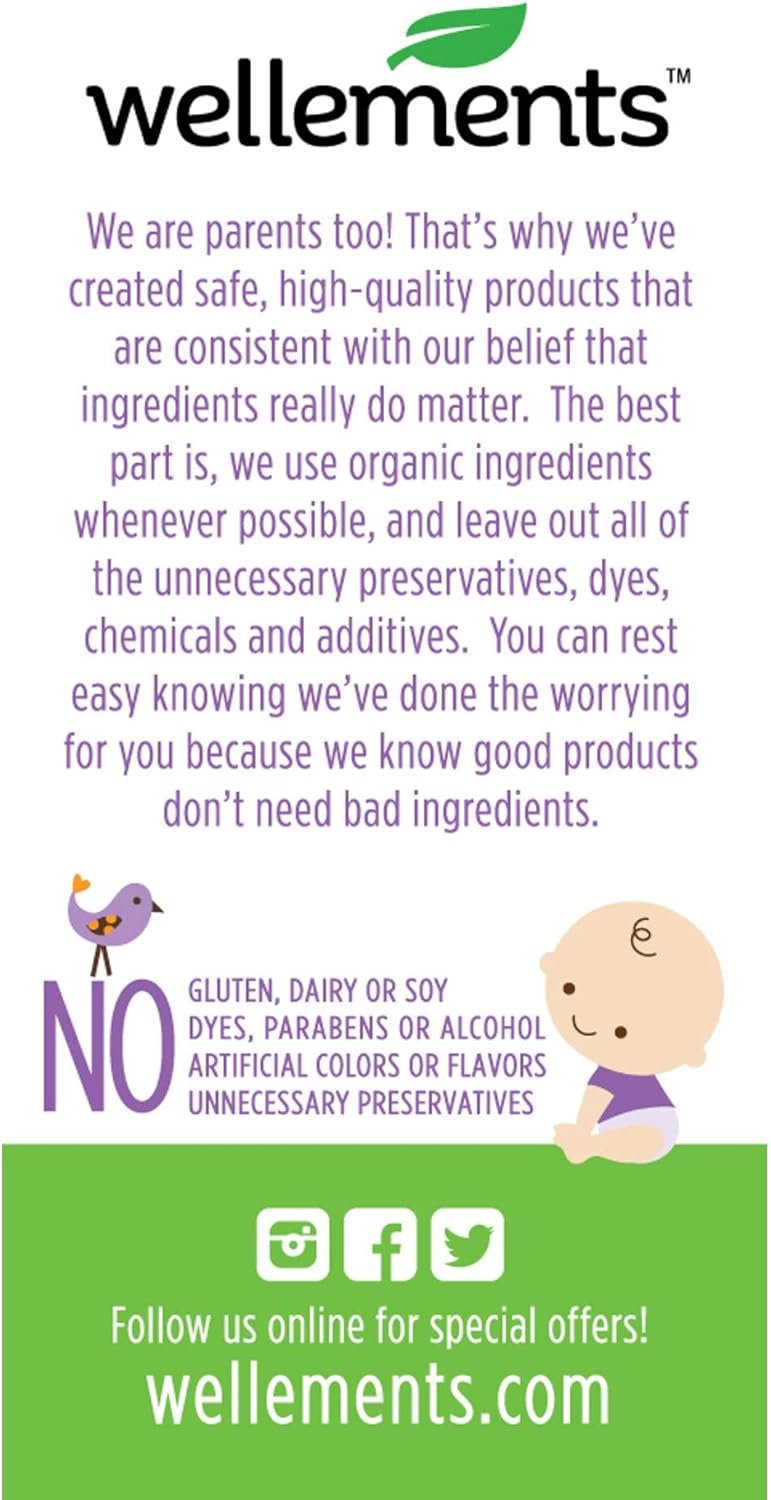 Wellements Gripe Water for Colic 4 oz (Pack of 6)