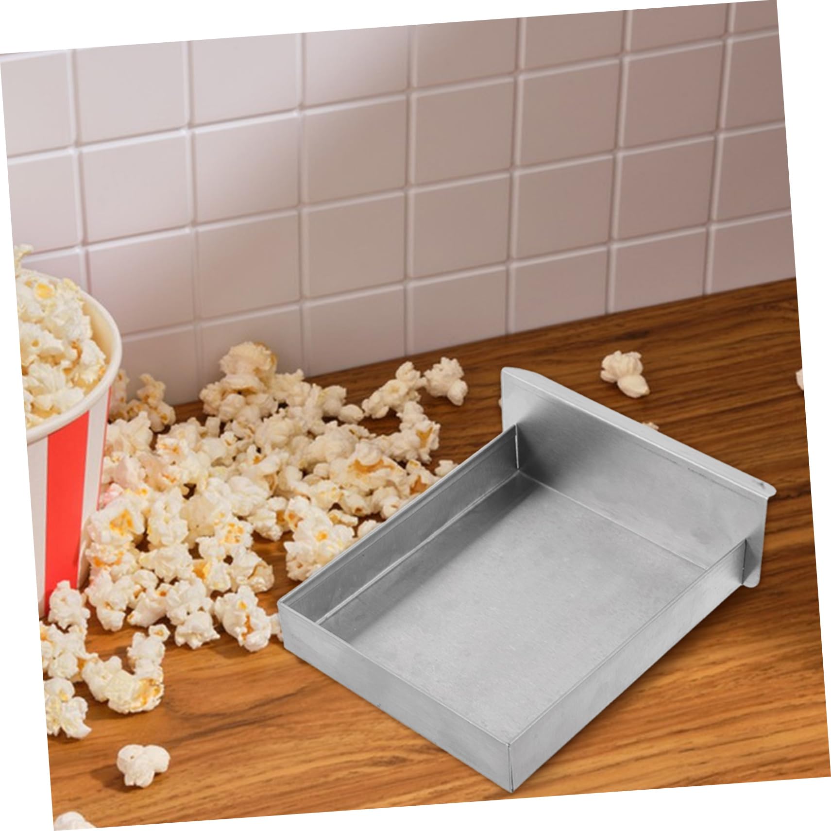 ABOOFAN Ölauffangschale Multifunktionales Zubehör aus Edelstahl mit Einfacher Installation für Effiziente Wartung und Reparatur für Kommerzielle Popcornmaschinen