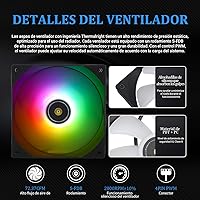 Vista 5 de Thermalright Frozen Notte 240 Black ARGB V2 Enfriador de CPU de Refrigeración por Agua, Enfriador Líquido para CPU de 240 Especificaciones