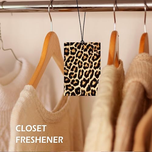 Miniatura 3 de Lacama Ambientador retro moderno para automóvil, 3 piezas, diseño de lazo negro coqueta, labios con estampado de leopardo, ambientador de aire para