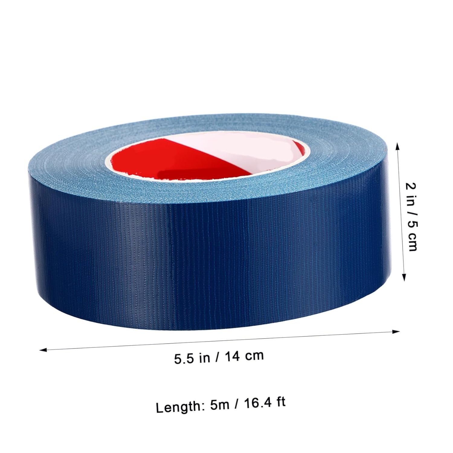 3 Rolls Heavy Duty Blue Duct Tape Packaging Tape for Indoor Outdoor Pipe Repair and Maintenance