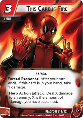 Miniatura 4 de Marvel Champions The Card Game Deadpool EXPANDED HERO PACK  Juego de estrategia de superhéroes, juego cooperativo para niños y adultos, a partir de