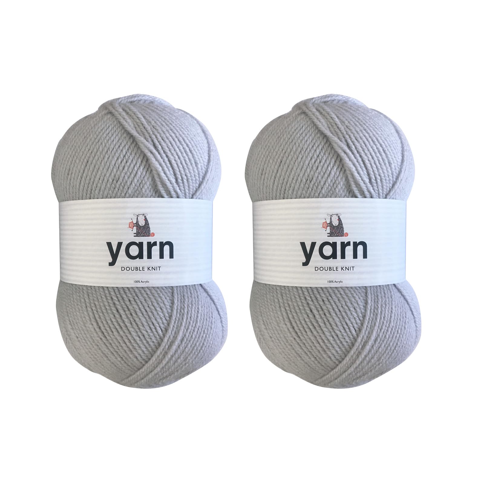 KORBOND DK Black Yarn - 100g Acrylic Wool - Lightweight, Hypoallergenic & Durable Double Knit Crochet Yarn Knitting Wool (290m Total) — view 33