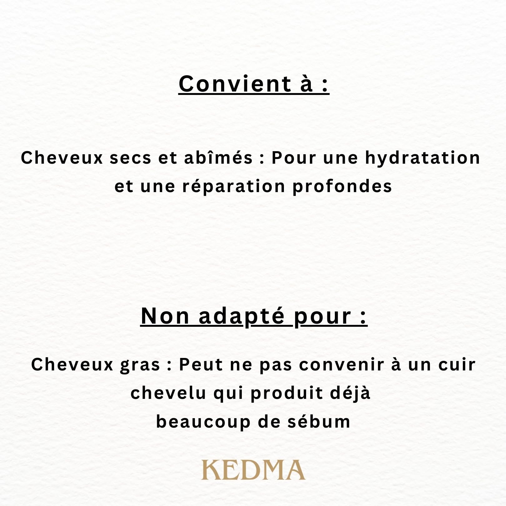 KEDMA - Duo Cheveux Shampooing & Après-Shampooing - 2x250ml | Le duo shampooing et après-shampooing nettoie, démêle et hydrate les cheveux secs ou abîmés.