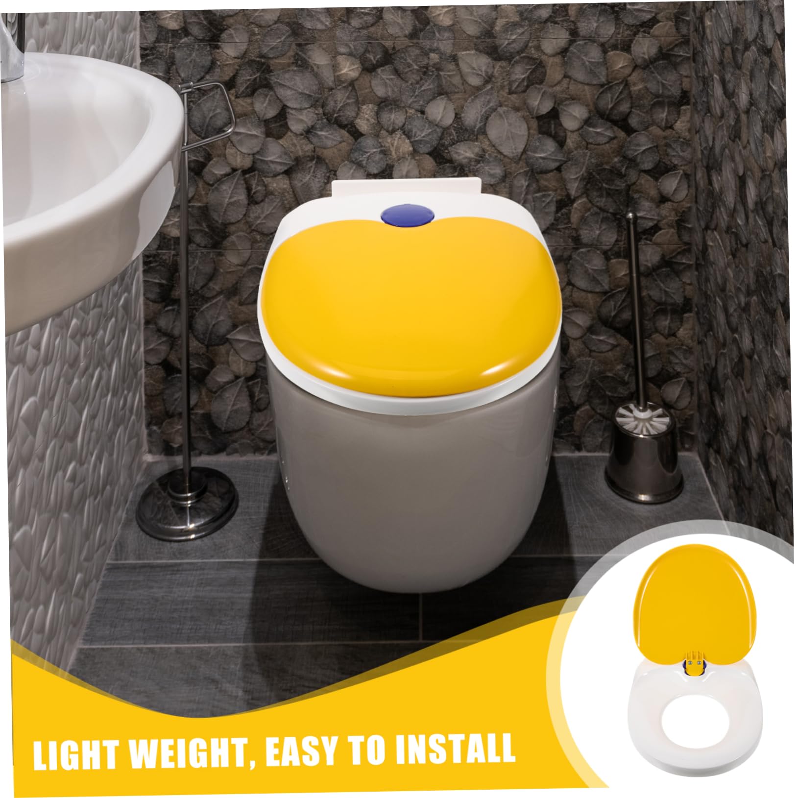 UKCOCO Orinal De Viaje Asiento De Inodoro De Viaje Cubiertas De Asiento De Inodoro Cubierta De Asiento De Inodoro En Forma De u Tapa del Orinal Páginas Espesar Asiento del Baño Niño