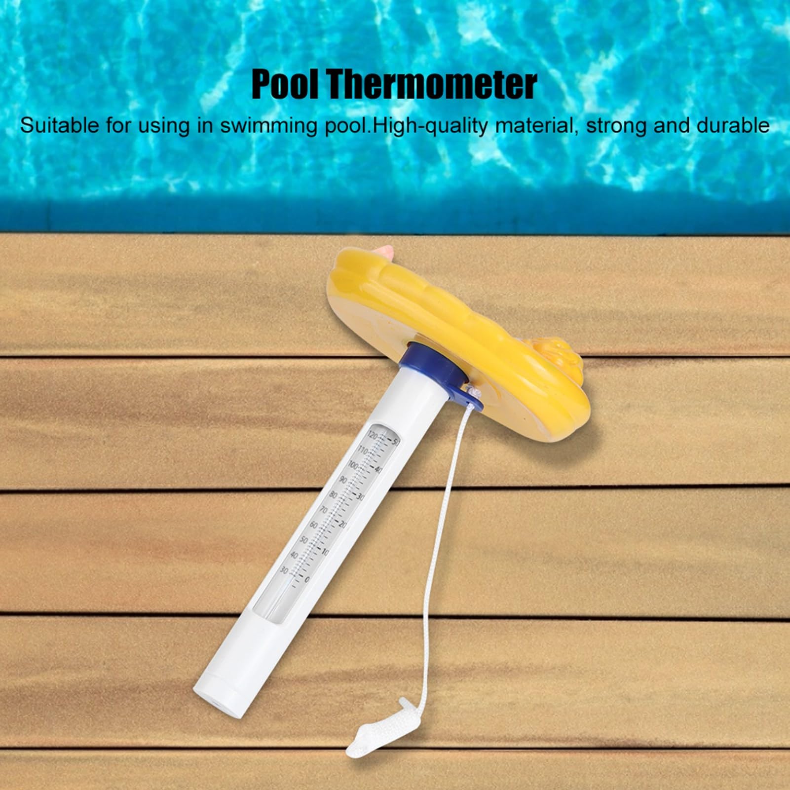 Termometro per Piscina Galleggiante, Termometro per Piscina Galleggiante a Forma di Cartone Animato, Termometri per Piscine Termometri per la Temperatura dell'Acqua Galleggianti